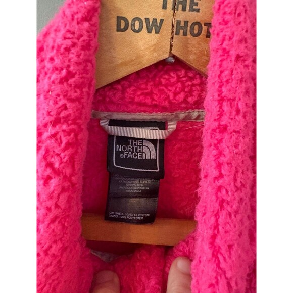 North Face Osito women’s size large bright pink fleece jacket coat - Picture 2 of 5